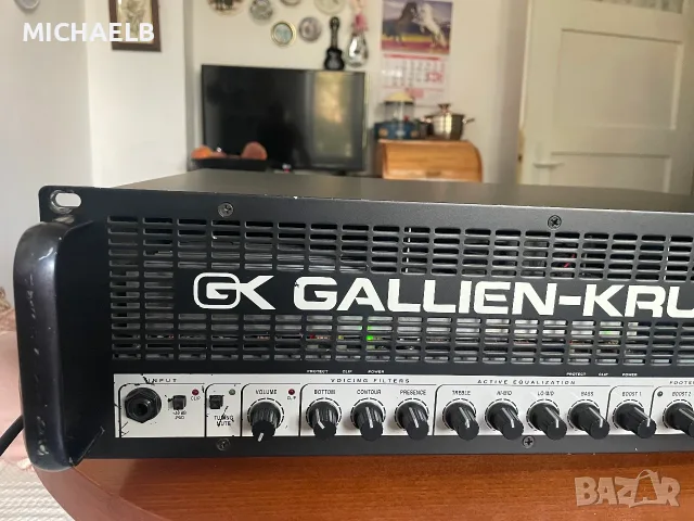 Продавам усилвател за бас GALLIEN KRUEGER GK 2000 RB, снимка 2 - Ресийвъри, усилватели, смесителни пултове - 56144085