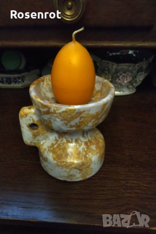 Ретро порцеланова свещник , снимка 2 - Декорация за дома - 30393563