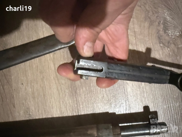 Старинна пушка МАНЛИХЕР с щик, снимка 12 - Антикварни и старинни предмети - 52630505