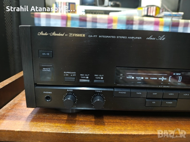 Fisher CA-P7 Стерео Усилвател, снимка 4 - Ресийвъри, усилватели, смесителни пултове - 51690147