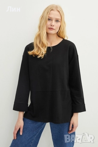 Нова блуза с цип 2-3 хл. , снимка 4 - Блузи с дълъг ръкав и пуловери - 52435019