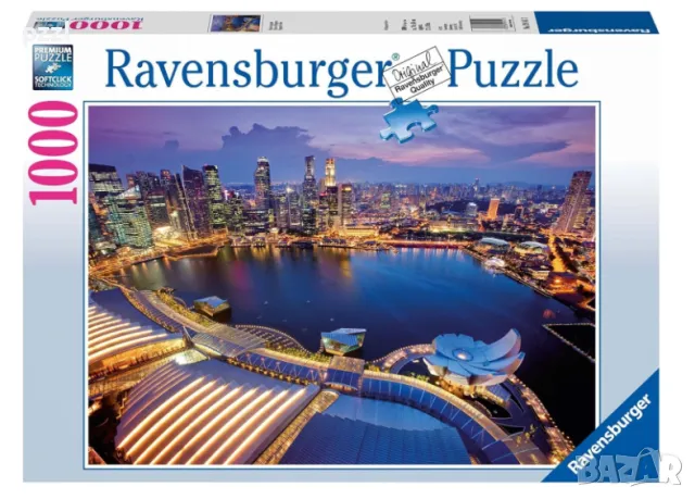 Пъзел "Singapore Skyline" 2012г. Ravensburger 1000 части, снимка 1
