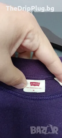 Levi's дамска плътна блуза размер М лилава, снимка 4 - Блузи с дълъг ръкав и пуловери - 56275267