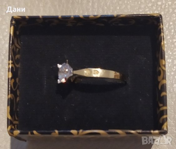 Дамски златен пръстен, снимка 3 - Пръстени - 31036896
