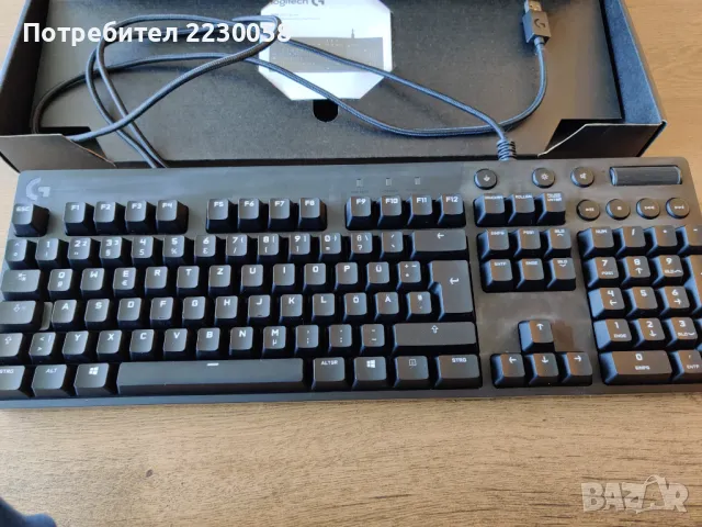 Механична клавиатура Logitech G610 Orion Brown, снимка 10 - Клавиатури и мишки - 49019055