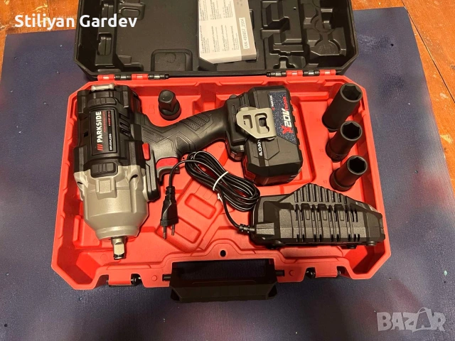 PARKSIDE PERFORMANCE ударен гайковер, снимка 2 - Винтоверти - 54299512