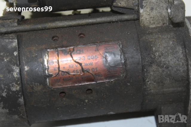 Стартер Мерцедес Mercedes  0001223005, снимка 2 - Части - 50659561