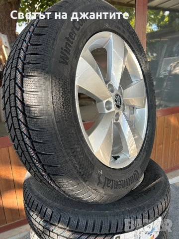 Джанти за Skoda Kodiaq 17 Цола с Зимни Гуми 215/65/17 Нови Continental Dot 2025, снимка 4 - Гуми и джанти - 51723432