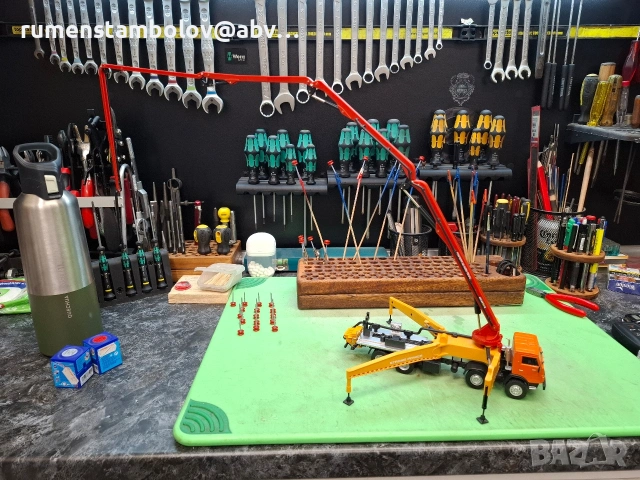 КамАЗ бетон помпа - конверсия, 1:43, снимка 2 - Колекции - 54120202