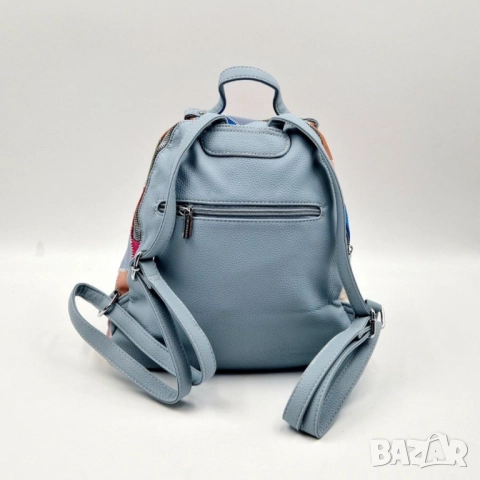 Модерна цветна дамска раница от еко материал, снимка 9 - Раници - 52137992