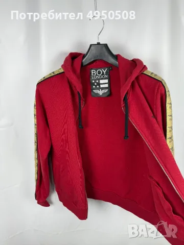 Суитшърт с качулка и цип „Boy London“, размер S, снимка 9 - Суичъри - 56168901