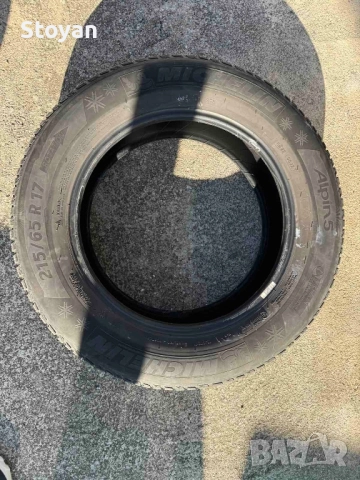 зимни гуми Michelin Alpin 5 – 215/65 R17 4 бр., снимка 6 - Гуми и джанти - 52448039