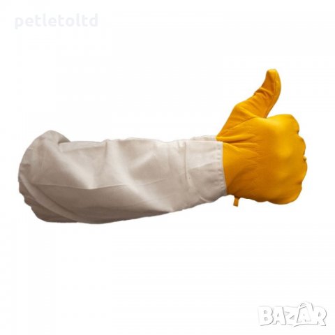 Пчеларски ръкавици модел 2020 МАХ, от естествена кожа с ръкавели (максимална защита от ужилване), снимка 3 - За пчели - 31799380