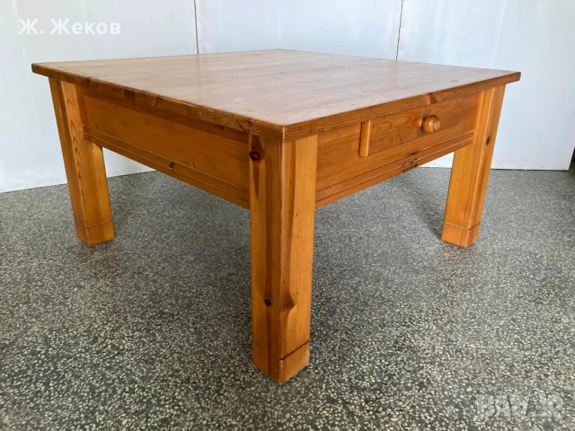 Стилна холна маса от масивно дърво, снимка 4 - Маси - 54138743