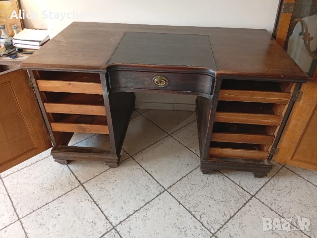 Старинни библиотека и писалище , снимка 8 - Антикварни и старинни предмети - 51182836