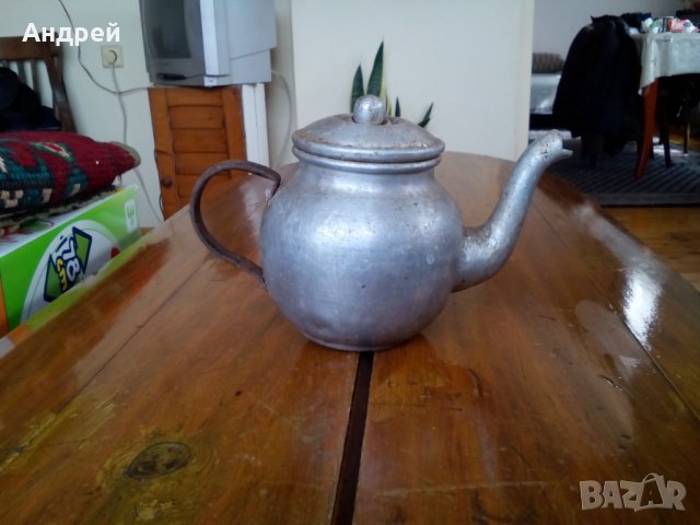 Стар алуминиев чайник #9, снимка 1 - Други ценни предмети - 29254343