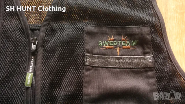 SWEDTEAM Leather Vest размер L елек естествена кожа - 788, снимка 4 - Други - 47376306