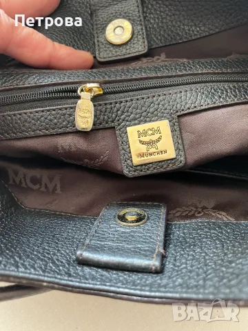 Кожена чанта MCM Оригинал, снимка 13 - Чанти - 56140666