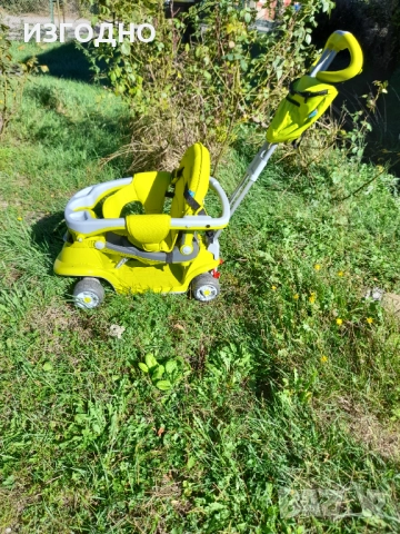 20 ЛЕВА ДЕТСКА КОЛИЧКА ЗА РАЗХОДКА И ПОДАРЪК ДЕТСКО КАМИОНЧЕ, снимка 2 - Детски велосипеди, триколки и коли - 52621829