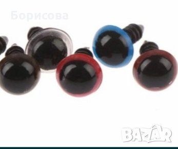 Очички с мигли на винт за играчки амигуруми декорация кукли, снимка 8 - Други - 31089863