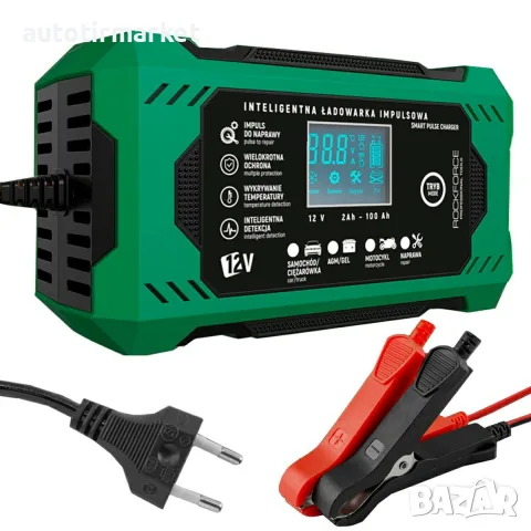 Зарядно устройство за акумулатор 6А , 12V – Rockforce RF100AH