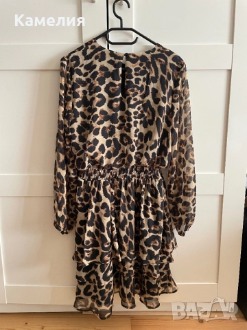 Тигрова рокля , снимка 2 - Рокли - 51465795