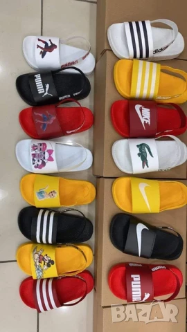 Детски сандали унисекс  на едро nike adidas 
