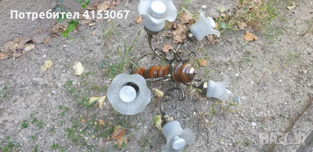 Полюлей масивен кован, снимка 5 - Антикварни и старинни предмети - 47695360