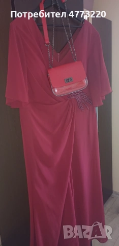 Продавам официална червена рокля, снимка 4 - Рокли - 53928606