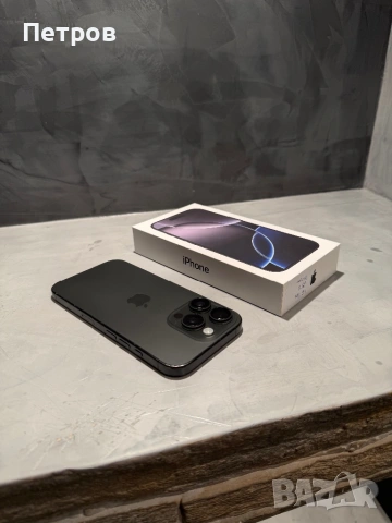 КАТО НОВ Iphone 16 Pro  256 GB Black Titanium