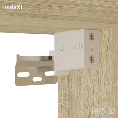 vidaXL Комплект шкафове за баня от 4 части дъб сонома инженерно дърво, снимка 9 - Шкафове - 56146967