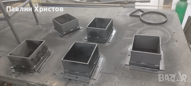 Метални основи за греди с вътрешни размери 140х160х5мм, снимка 3 - Железария - 54025208