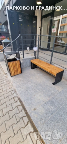 Пейка без облегалка,паркова пейка,градинска пейка, снимка 3 - Градински мебели, декорация  - 53135560
