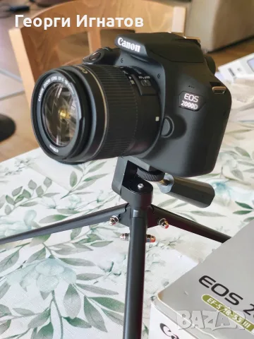 Canon EOS 2000D в гаранция, снимка 2 - Фотоапарати - 55902034