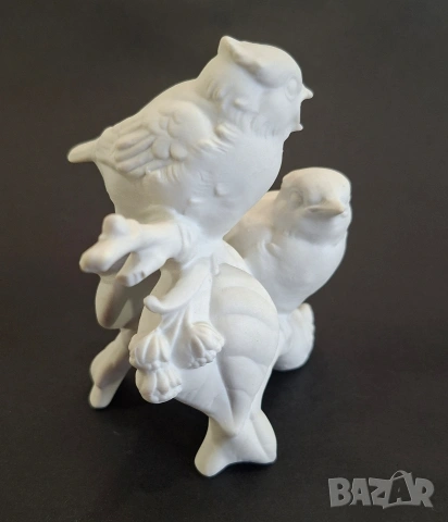 Порцеланова фигурка с две птички, снимка 5 - Статуетки - 53951634