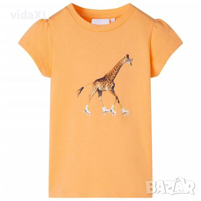 Детска тениска, яркооранжева, 104(SKU:10570, снимка 1 - Детски тениски и потници - 44815952