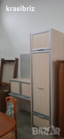 Комплект Гардероб с горни шкафове и Бюро Германия