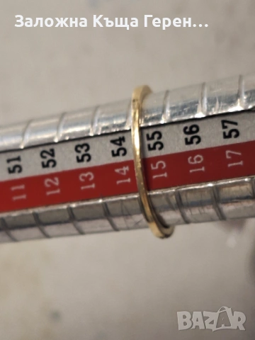 Дамски златен пръстен 1,02гр., снимка 4 - Пръстени - 54327404