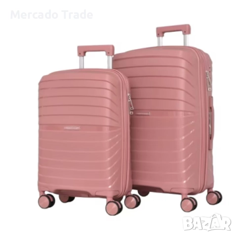 Комплект куфари Mercado Trade, 2бр., РР175, Различни цветове, снимка 3 - Куфари - 52250238