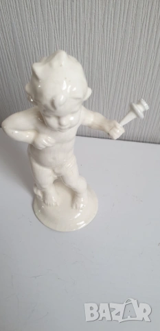 Старо порцеланово херувимче с печат, снимка 7 - Колекции - 53927406