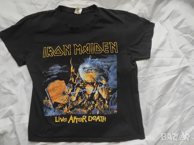 Iron Maiden - метъл /  metal фланелка, размер M, снимка 4 - Тениски - 56183713
