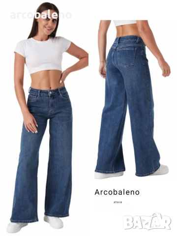 Дамски дънки с висока талия 