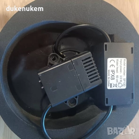 Соларен фонтан за градина, 3.5W, 8 дюзи, LED осветление, снимка 9 - Градински мебели, декорация  - 52488745