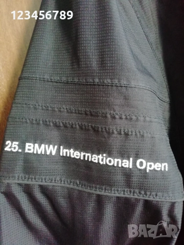 Hugo Boss BMW оригинално черно мъжко яке БМВ размер S, снимка 5 - Якета - 52534135