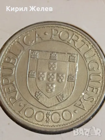 Монета 100 ескудос 1988г. Португалия Бертоломео Диас Велик откривател 24404, снимка 3 - Нумизматика и бонистика - 48388868