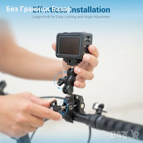 Нова Щипка JJC с magic arm за телефон, камера и екшън камера GoPro Insta360, снимка 7 - Чанти, стативи, аксесоари - 53915823