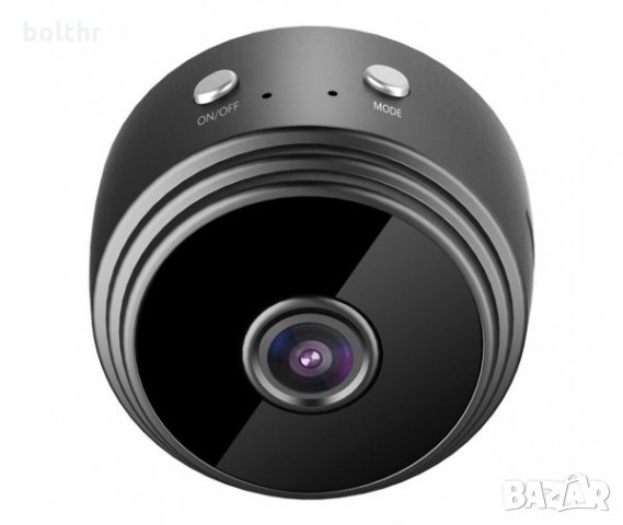 Мини шпионска камера Smart Technology IP Cam, WiFi, Нощно виждане, Детектор за движение, Черна, снимка 3 - IP камери - 29816181