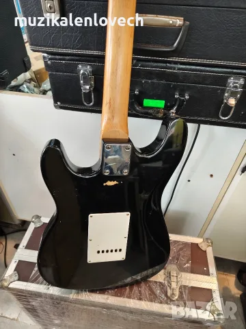 Електрическа китара C.Giant Strat / Stratocaster тип – черна, снимка 5 - Китари - 55720482