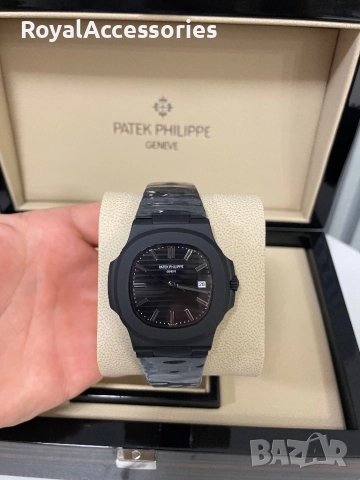 Patek Philippe nautilus black, снимка 2 - Мъжки - 52485617