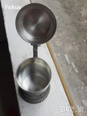 Страхотна стара немска колекционерска халба за бира, снимка 4 - Антикварни и старинни предмети - 51066446